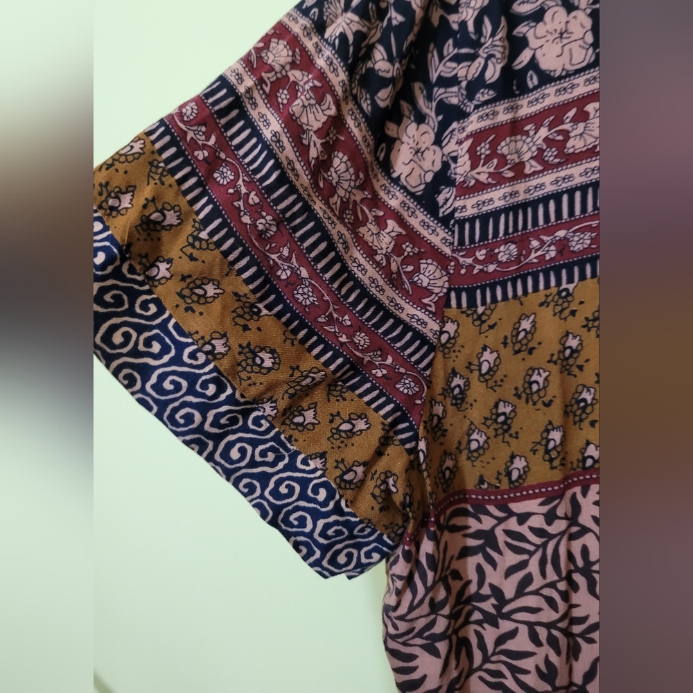 Hazel Anthropologie Patterned Button-down Shirt S… - image 7